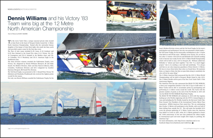12mR North Americans in Yachting Times