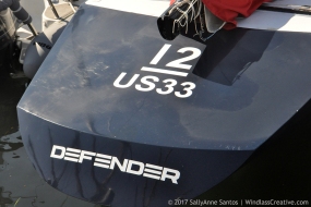 Defender (US-33) racing at 2017 METREFEST Newport ~ photo by: SallyAnne Santos